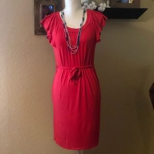 Jersey knit dress